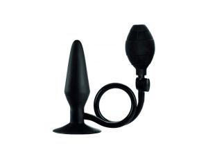 Korek analny pompowany silikonowy Booty Pumper Calexotics medium czarny