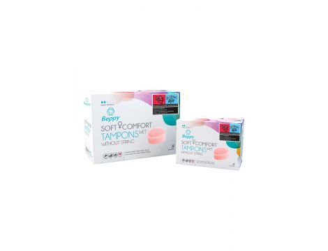 Tampony Beppy Soft Comfort Mokre Naturalne 2 sztuki - 6