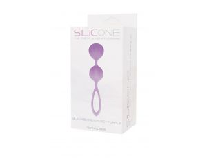 Kulki silikonowe Toyz4lovers fioletowe 17 cm