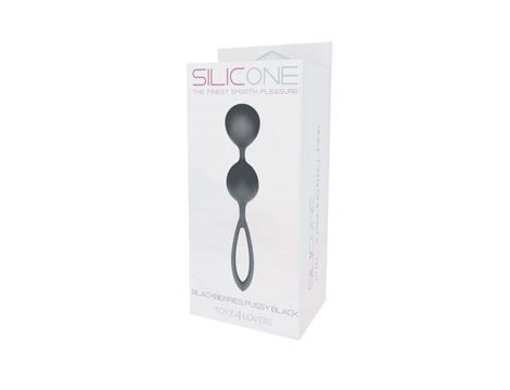 Kulki silikonowe Toyz4lovers Blackberries czarne 17 cm