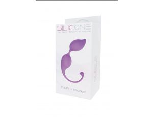 Kulki silikonowe Toyz4lovers fioletowe 20 cm
