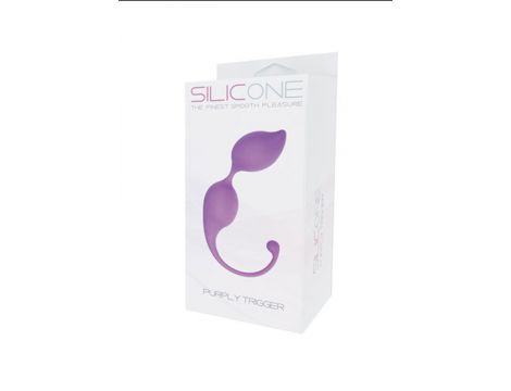 Kulki silikonowe Toyz4lovers fioletowe 20 cm