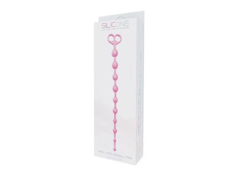 Kulki analne silikonowe Toyz4lovers różowe 33,6 cm