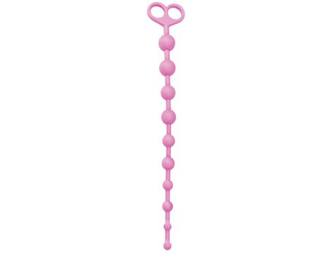 Kulki analne silikonowe Toyz4lovers różowe 33,6 cm - 2