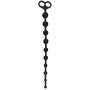 Korek analny z kulkami silikonowy Toyz4lovers czarny 33 cm - 3