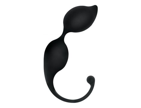 Kulki silikonowe Toyz4lovers Trigger czarne 20 cm - 2