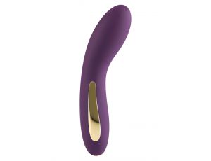 Wibrator punktu G silikonowy Luminate ToyJoy fioletowy USB 17 cm