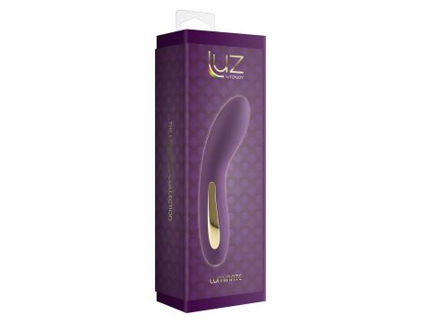 Wibrator punktu G silikonowy Luminate ToyJoy fioletowy USB 17 cm - 2