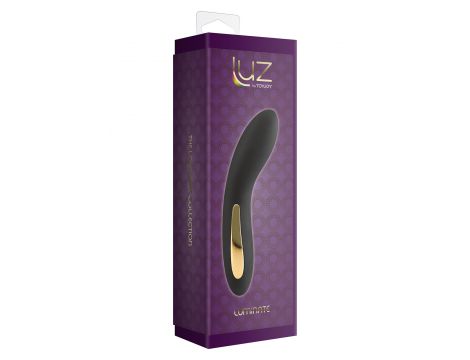 Wibrator punktu G ToyJoy Luminate silikonowy czarny USB 17 cm - 2