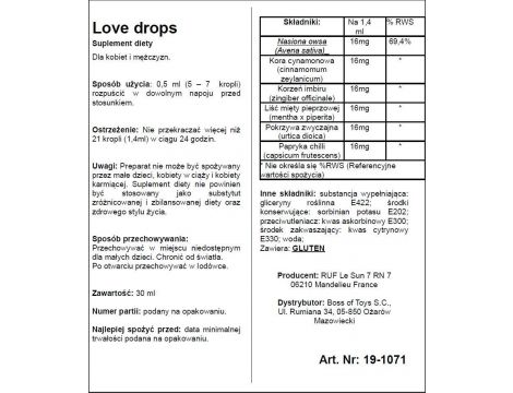 Krople afrodyzjak Love Drops Ruf 20 ml - 2
