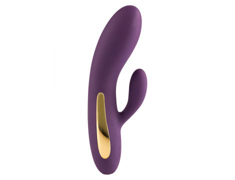 Wibrator króliczek Splendor silikonowy ToyJoy fioletowy USB 17 cm - 2