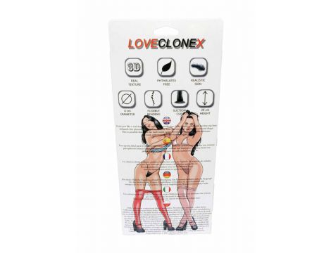 Realistyczne dildo z cyberskóry Morfeusz Loveclonex 18 cm - 7