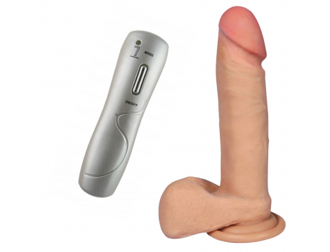Wibrator realistyczny Kronos Loveclonex cyber skóra 18 cm - 5