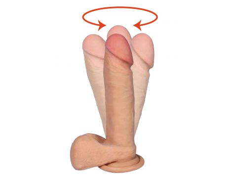 Wibrator realistyczny rotujący Hefajstos Loveclonex 18 cm - 7