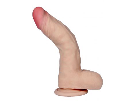 Realistyczne dildo elastyczne z cyberskóry Posejdon 19 cm z przyssawką - 11