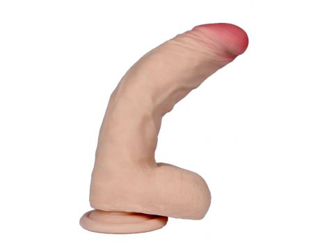 Realistyczne dildo elastyczne z cyberskóry Posejdon 19 cm z przyssawką - 12