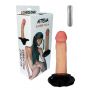 Realistyczna wibracyjna proteza penisa Atena 17 cm z majtkami - 3
