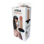 Realistyczna wibracyjna proteza penisa Atena 17 cm z majtkami - 10