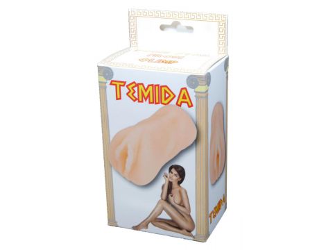 Masturbator waginalny CyberSkin 12 cm biały Temida - 2
