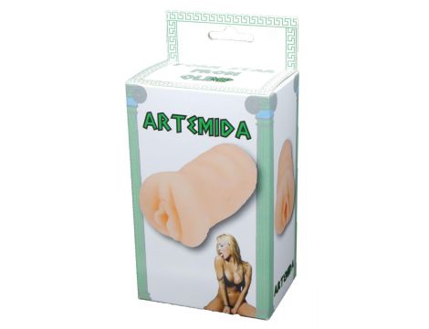 Masturbator waginalny realistyczny Cyberskóra Artemida biały 14,5 cm - 2