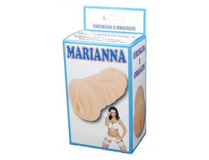Realistyczny masturbator waginalny CyberSkin Marianna 13,5 cm biały