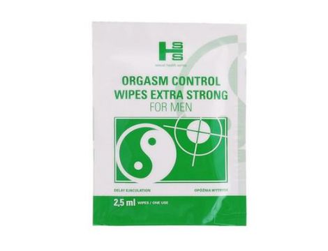 Naturalne chusteczki opóźniające wytrysk Sexual Health Series 6 szt
