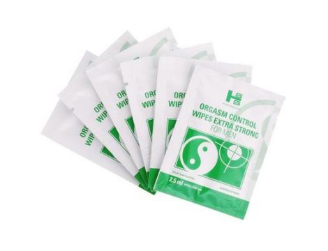 Naturalne chusteczki opóźniające wytrysk Sexual Health Series 6 szt - 2