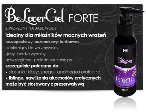 Gęsty żel intymny Be Lover Forte na bazie wody 100 ml - 2