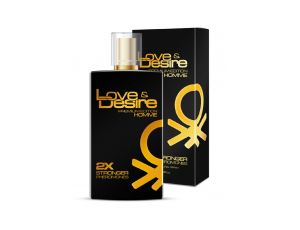 Feromony męskie Love Desire Złoty 100 ml