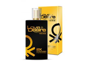 Feromony damskie Love Desire Złoty 100 ml