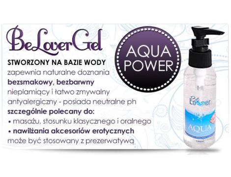 Długotrwały żel Be Lover Aqua na bazie wody 100ml - 2