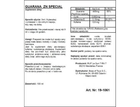 Ekstrakt z guarany Ruf pobudzający 100 ml - 2