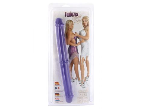 Penis dwustronny długie dildo sex lesbijski 32cm - 3