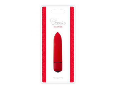 Wibrator bullet Toyz4lovers Classics czerwony 9 cm