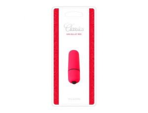 Mini wibrator bullet Toyz4lovers czerwony wodoodporny 5.5 cm