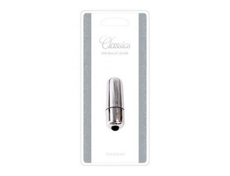 Mini wibrator bullet srebrny Toyz4lovers 5.5 cm wodoodporny