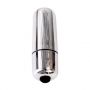 Mini wibrator bullet srebrny Toyz4lovers 5.5 cm wodoodporny - 3