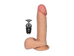 Wibrator realistyczny rotujący Apollo Loveclonex cyber skóra 18 cm USB