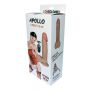 Wibrator realistyczny rotujący Apollo Loveclonex cyber skóra 18 cm USB - 17