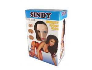 Lalka erotyczna Sindy 3D nadmuchiwana 168 cm z wibrującym jajkiem