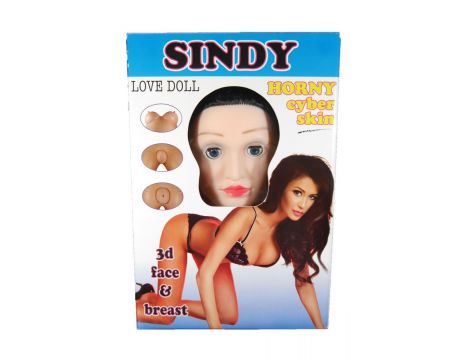 Lalka erotyczna Sindy 3D nadmuchiwana 168 cm z wibrującym jajkiem - 11