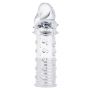 Przedłużka pogrubiająca ToyJoy Power Stud transparentna 4,5 cm - 3