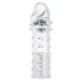 Przedłużka pogrubiająca ToyJoy Power Stud transparentna 4,5 cm - 4