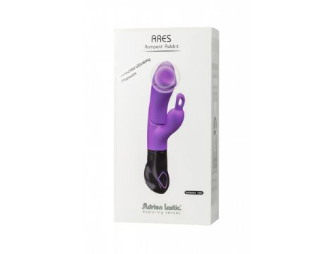 Wibrator silikonowy Ares Adrien Lastic 8 funkcji 20 cm wodoodporny