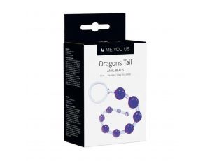 Kulki analne Me You Us Dragonz Tail fioletowe wodoodporne