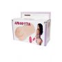 Masturbator waginalny z wibracją Afrodyta Cyberskin 15 cm biały - 5