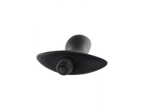 Korek analny wibrujący ToyJoy Private Dancer czarny silikonowy - 5