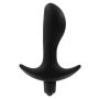 Korek analny wibrujący ToyJoy Private Dancer czarny silikonowy - 3