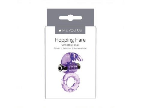 Pierścień Hopping Hare Fioletowy
