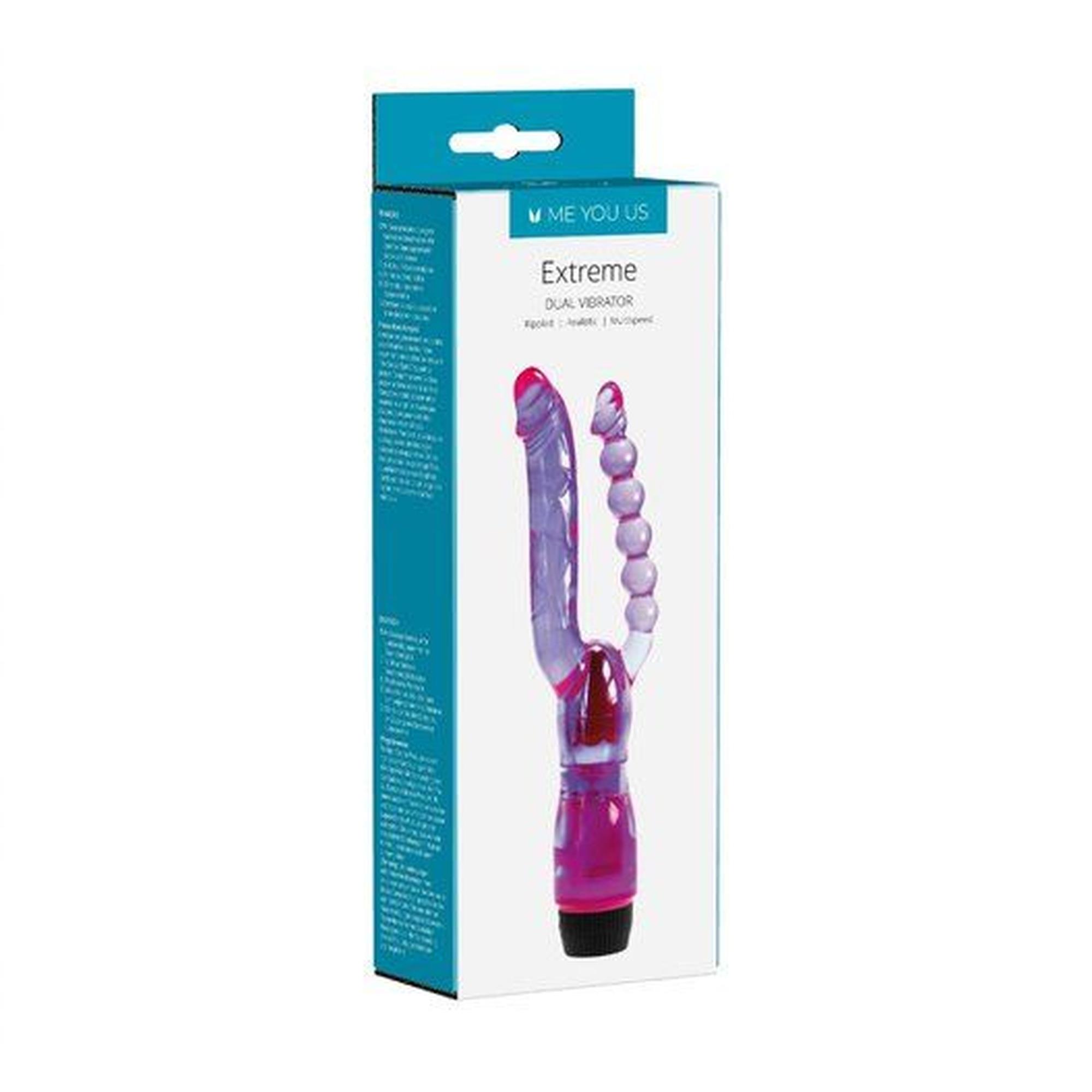 wibrator- me you us extreme dual vibrator purple